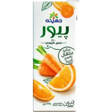 Juhayna pure orange and carrot juice 235 ml