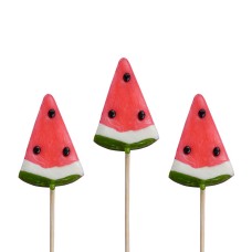 Watermelon jelly lollipop