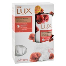 Lux Romantic Hibiscus Shower 250 ml + loofah