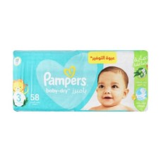 Pampers Medium Size 3 58 Diapers