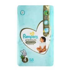 Pampers Premium Care Diapers Extra Care Size 4 58 Pieces