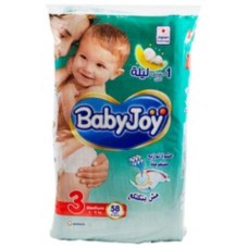 Baby Joy Size 3 58 diapers