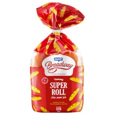 Breadway soft roll bread 4 pieces