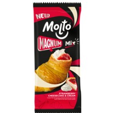 Molto magnum mix cream and strawberry