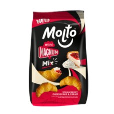 Molto mini magnum mix cream and strawberry