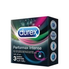 Durex Performa Max Intense condoms, 3 pieces