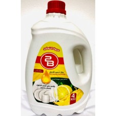 2B Dishwashing Liquid Lemon Yellow Jerrican 4 kg