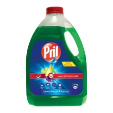 Pril liquid jars green lemon 2.55 kg