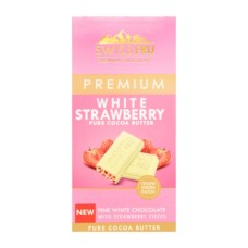 Swiss Fru White Strawberry Chocolate 80 g