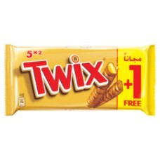 Twix Twin Chocolate 50gm 4+1 Free