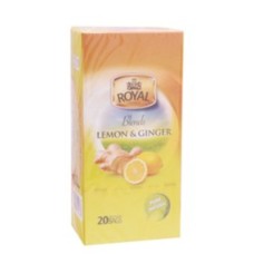 Royal Herbs Lemon And Ginger 20 Sachets