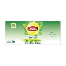 Lipton pure green tea without bitterness 25 bags