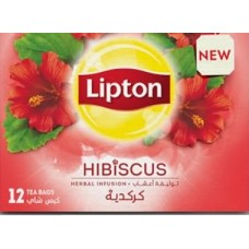 Lipton hibiscus herbs 12 bags