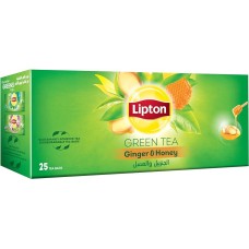 Lipton green tea with honey and ginger 25 bags