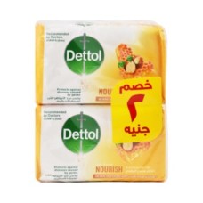 Dettol Nourishing 165 gm, offer 4 pieces, a price discount