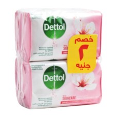 Dettol skin care soap 165 gm, offer 4 pieces, a price discount