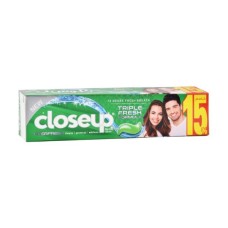 Closeup Toothpaste Triple Fresh Green 100 ml 15% off Closeup Toothpaste Triple Fresh Green 100 ml 15% off