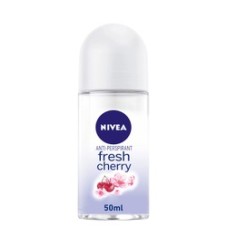 NIVEA Antiperspirant Roll-on for Women, Fresh Cherry Scent, 50ml NIVEA Antiperspirant Roll-on for Women, Fresh Cherry Scent, 50ml