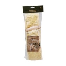 Retex Leaf Natural Bath, Elegant Massage - Wooden Handle Back