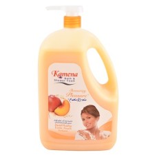 Kamena Bath and Shower Foam Peach Pump 2 Liter Kamena Bath and Shower Foam Peach Pump 2 Liter