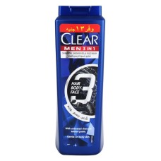Clear men's shampoo and body and face wash 3 in 1 550 ml Clear men's shampoo and body and face wash 3 in 1 550 ml