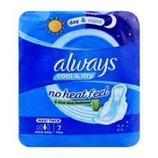 Always Maxi Thick Aloe Vera Fresh Extra Long 7 Pads