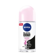 Nivea Roll On Black And White Invisible For Women 50 Ml
