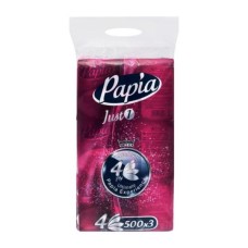Papia pull up tissues 4 layers 500 shrink tissues 3 pieces width