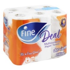 Fine multi-use tissues 6 rolls
