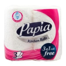 Babia kitchen towels 3 layers, 3 rolls + 1 roll free