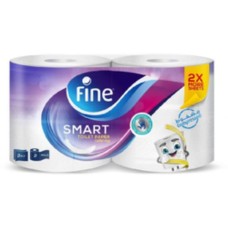 Fine Smart Toilet Paper Compressed 2 Rolls