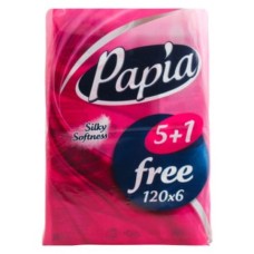 Babia Easy Pack Nylon Facial Tissues 120 Tissues 5 + 1 Free