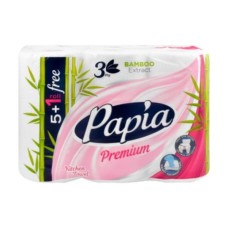 Babia Premium Kitchen Towels 3 Ply, 5 Rolls + 1 Free Roll