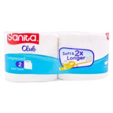 Sanita toilet paper club 2 rolls